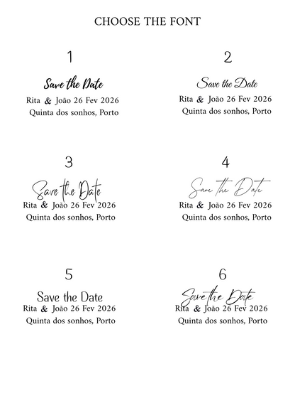 Photo save the date  wedding
